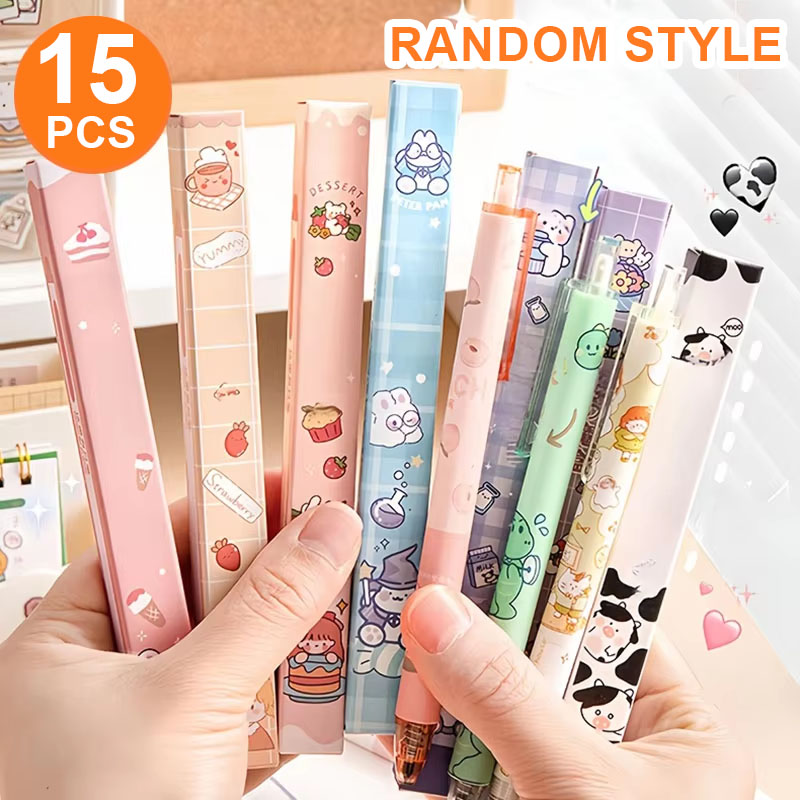 Office Stationery Supply Business - 15 Single Gel Pens in a