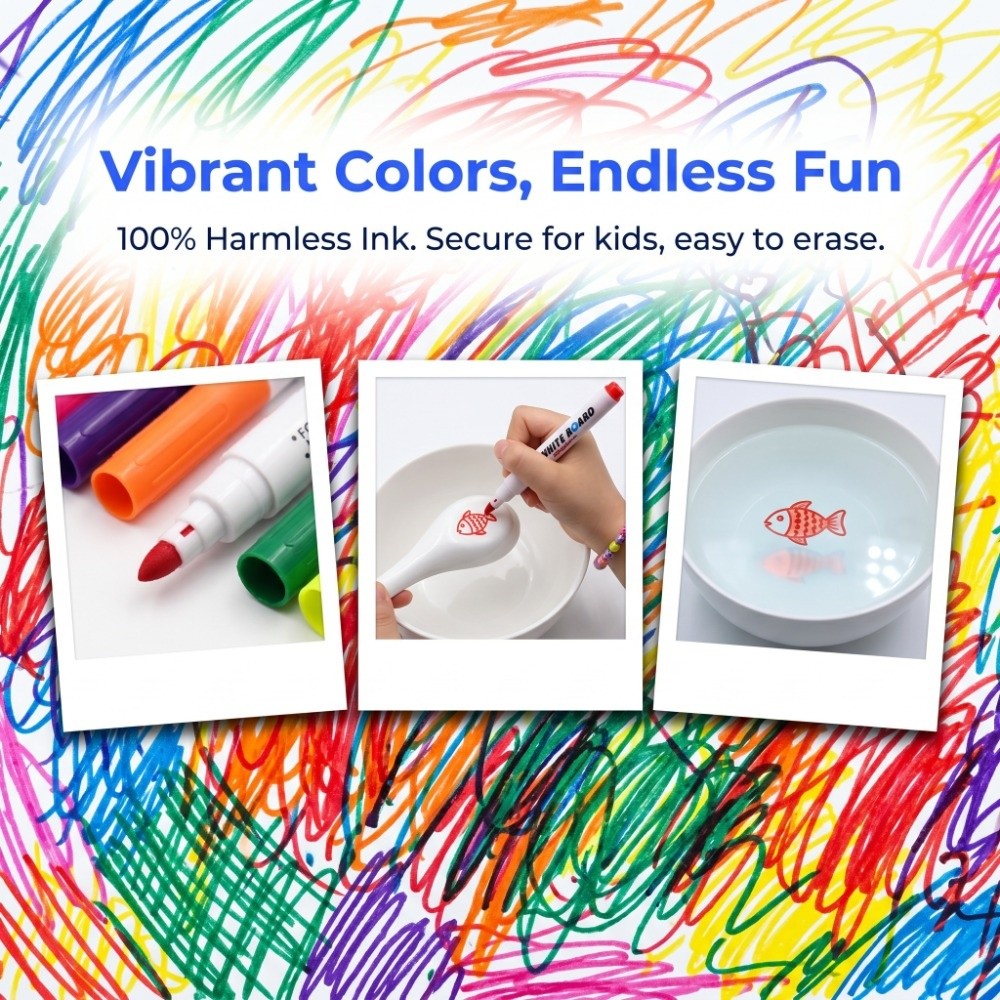 12PCS Water Floating Water Flo - Whiteboard Marker Set 评论和价格