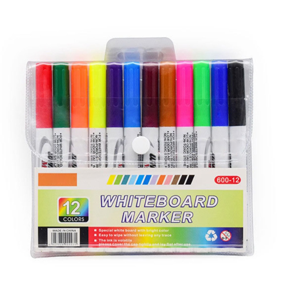 12PCS Water Floating Water Flo - Whiteboard Marker Set 评论和价格