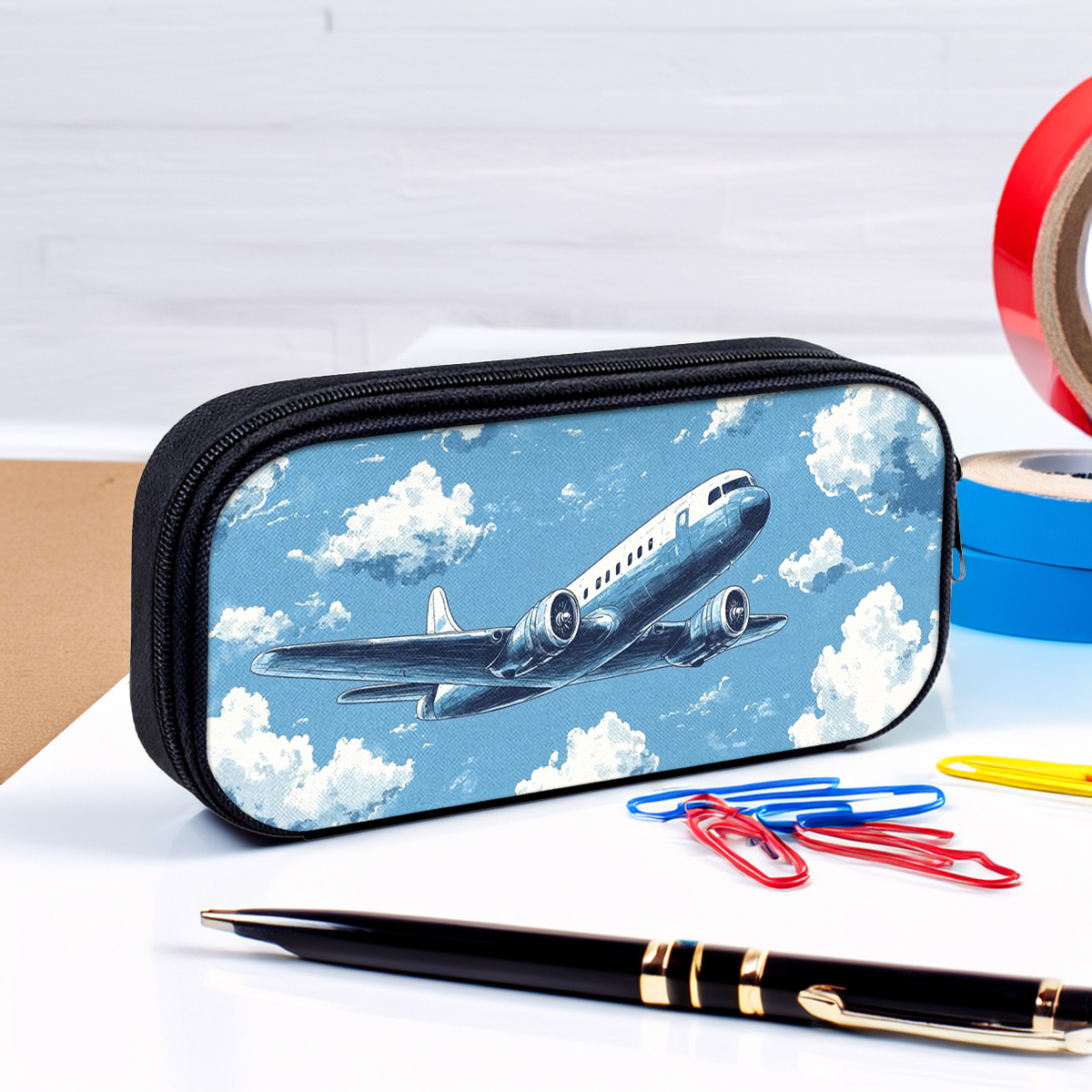 Pencil Case Large Storing Pens - Ideal Stationery & Office Supply 评论和价格