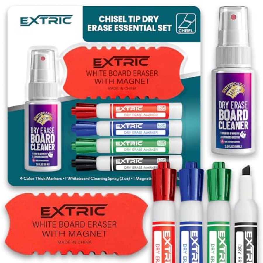 Dry Erase Markers Set, 4 White - Whiteboard Marker Set 评论和价格