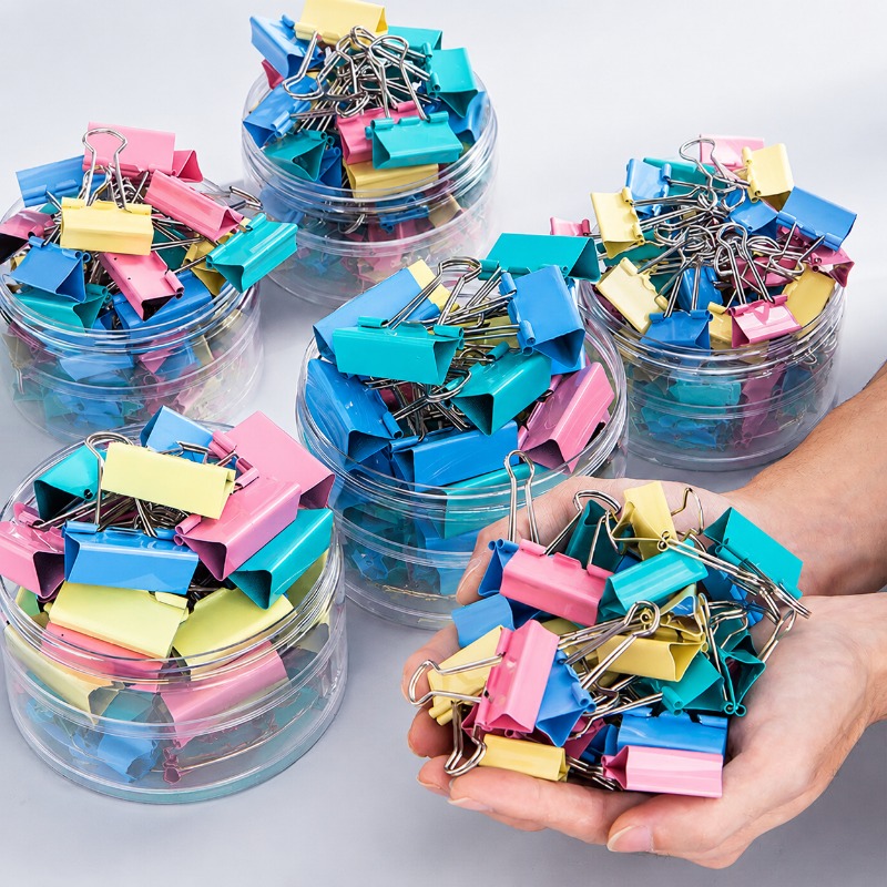 40PCS/Set Long Colorful Metal  - Office Stationery And Supply 评论和价格