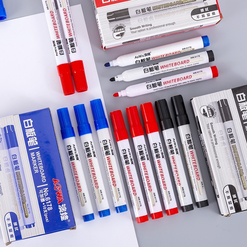 3-60Pcs Erasable Magnetic Whit - Whiteboard Marker Set 评论和价格