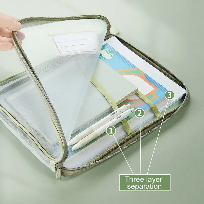 A4 Clear Mesh Zipper Document  - Portfolio Folder Zip 评论和价格