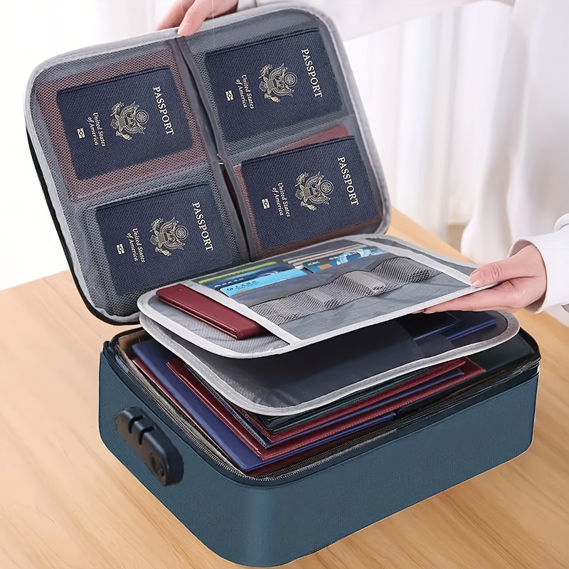 Lockable File Storage Bag,3-La - Portfolio Folder Zip 评论和价格