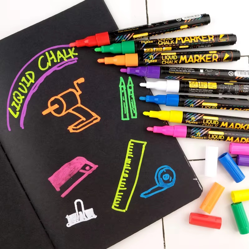8 pcs Liquid Chalk Markers-Was - Whiteboard Marker Set 评论和价格