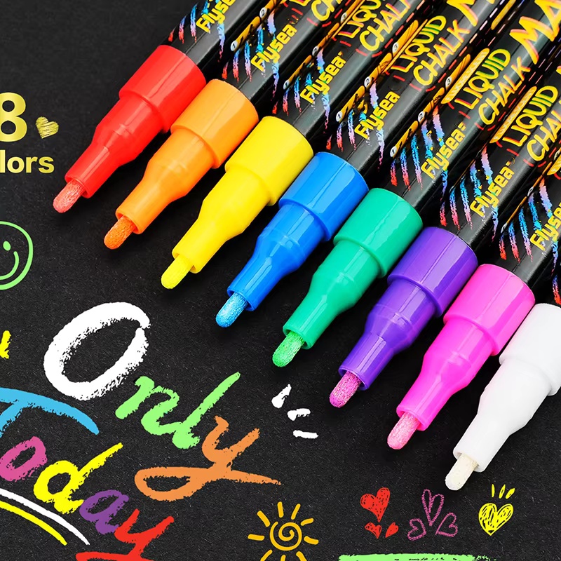 8 pcs Liquid Chalk Markers-Was - Whiteboard Marker Set 评论和价格