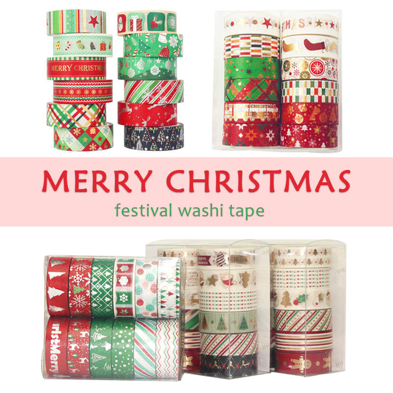 60 Meter Christmas Washi Tapes - Washi Tape Set 评论和价格
