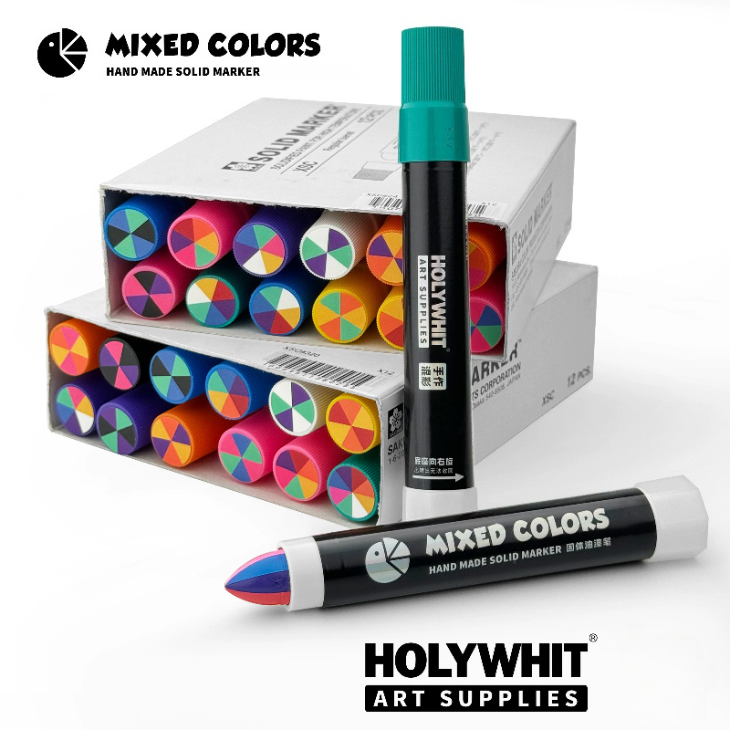 1 Pcs Mixed Solid Oil-Based Wa - Whiteboard Marker Set 评论和价格
