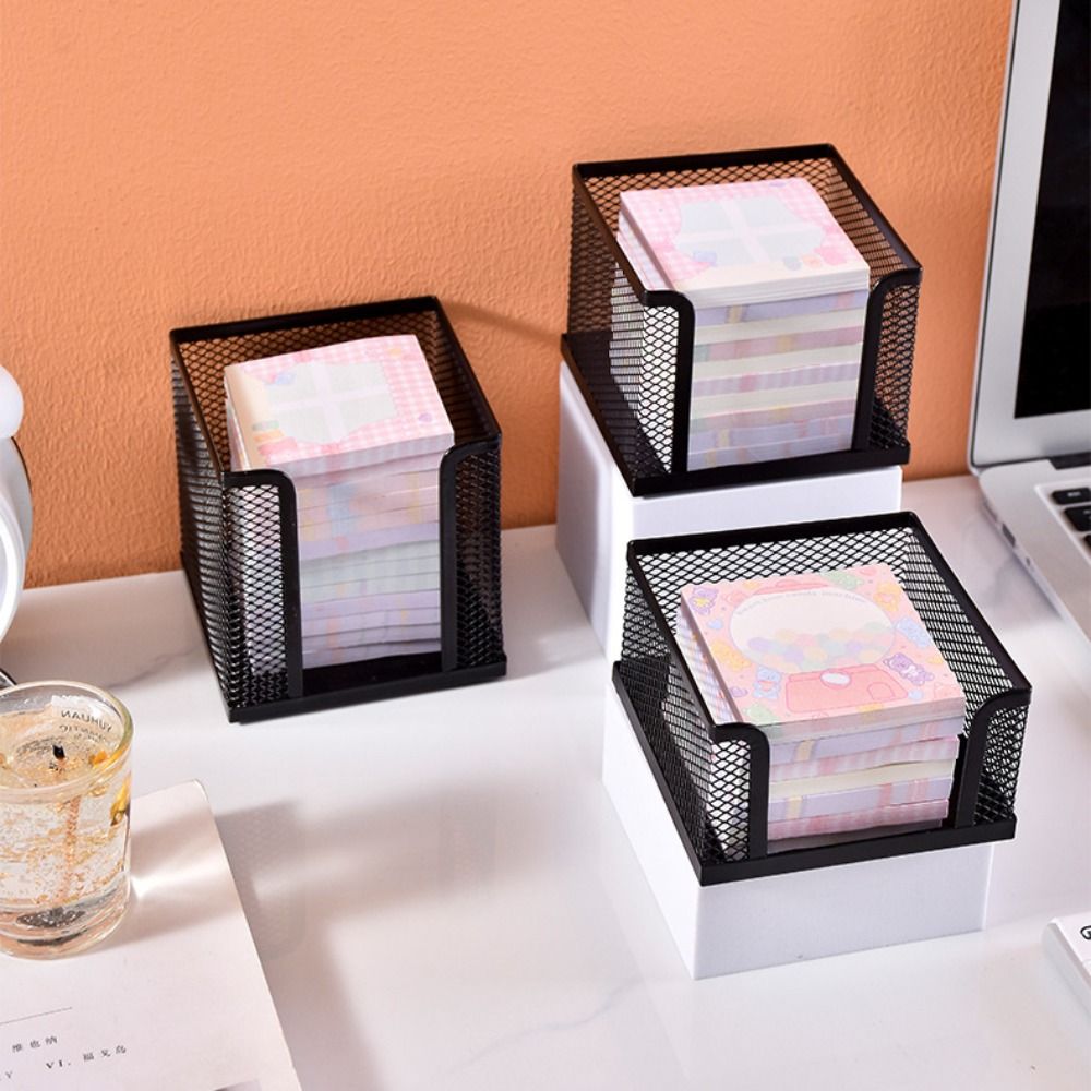 Black Mesh Paper Cube Mini Mem - Sticky Note Cube 评论和价格