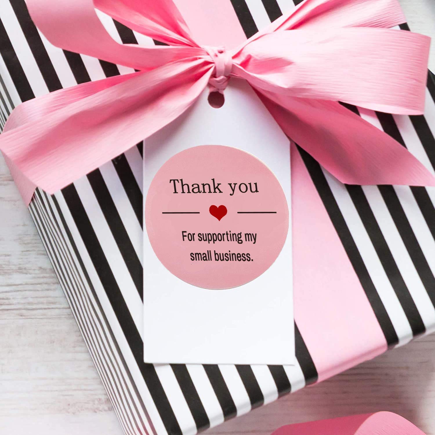 Thank You for Supporting My Sm - Sticker Label Roll 评论和价格