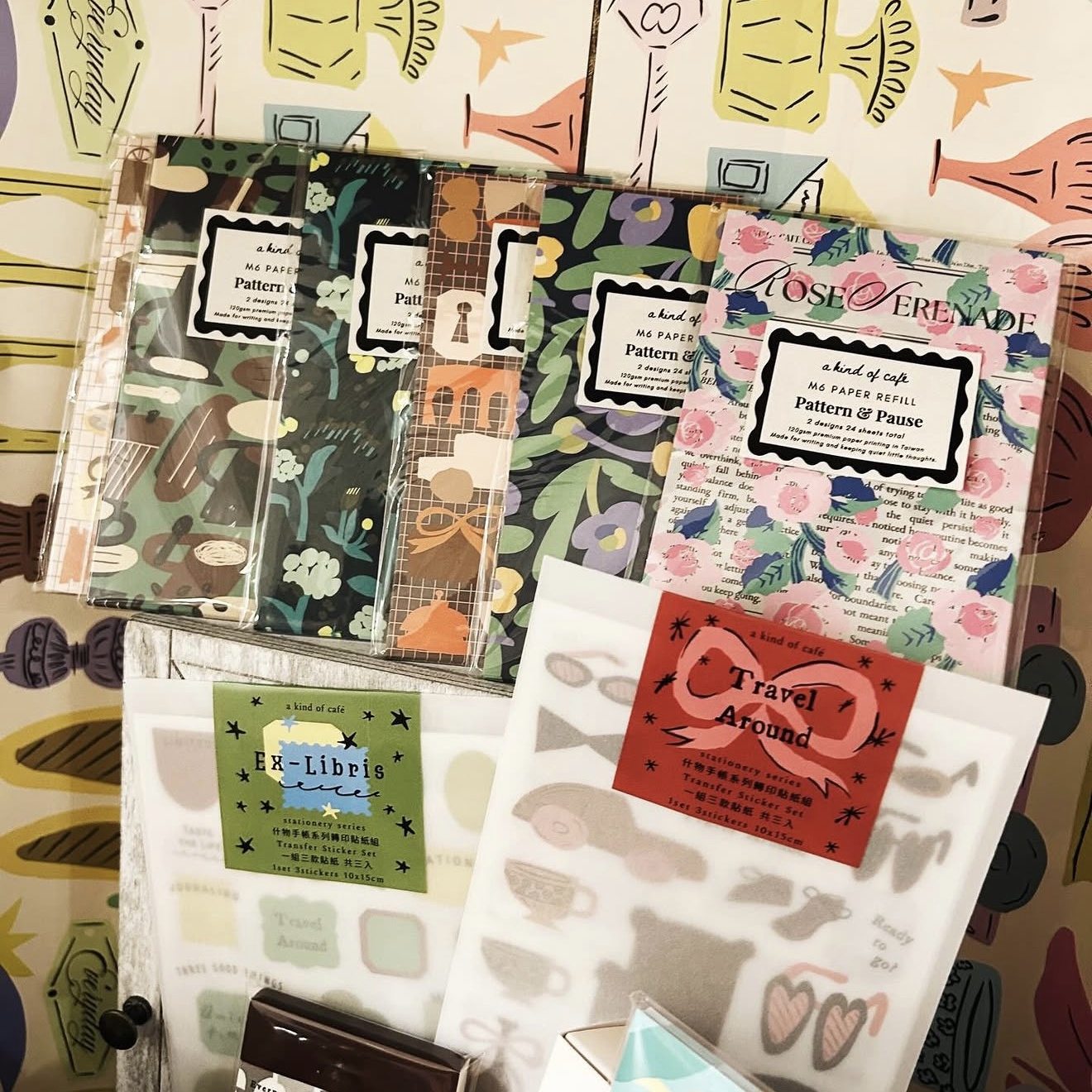 A Kind Of Cafe Studio Vintage  - Washi Tape Set 评论和价格