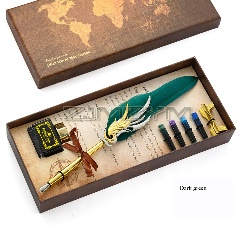 New Feather Pen Luxury Fountai - Fountain Pen Ink 评论和价格