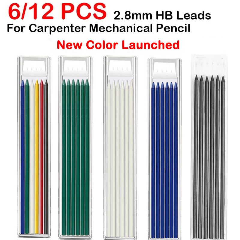 6/12 PCS For Woodworking Mecha - Mechanical Pencil Lead 评论和价格