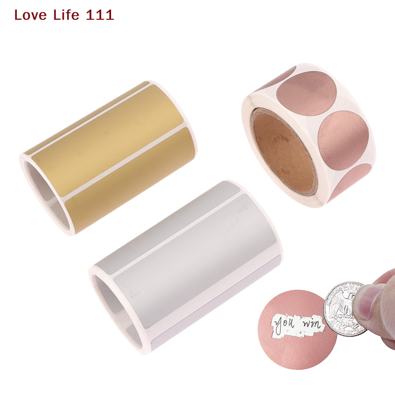 New 300Pcs/Roll Scratch Off St - Sticker Label Roll 评论和价格