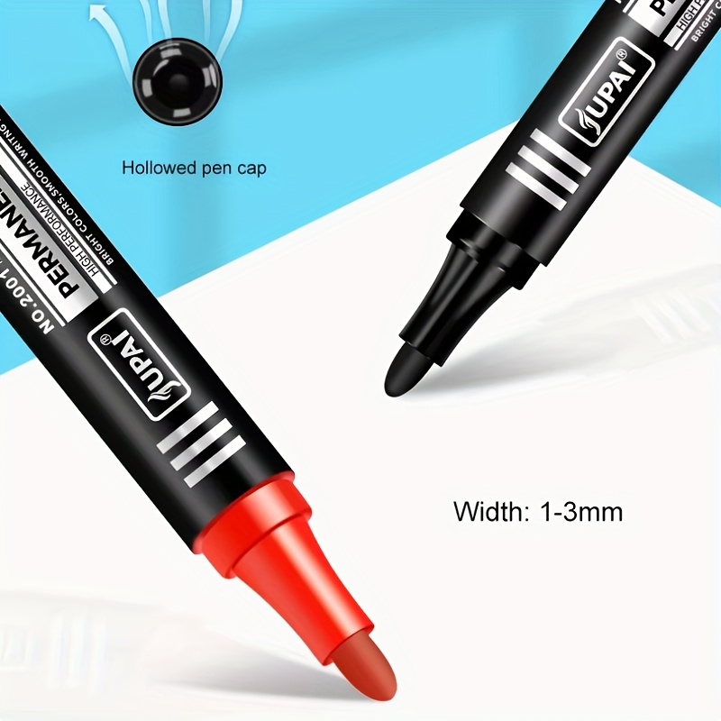 3 Colors Permanent Marker Pens - Ideal Stationery & Office Supply 评论和价格