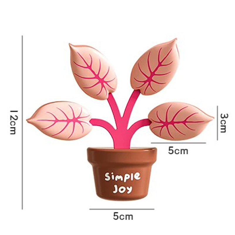 Cute Potted Plant Desk Clip 2  - Paperclip Magnetic Set 评论和价格