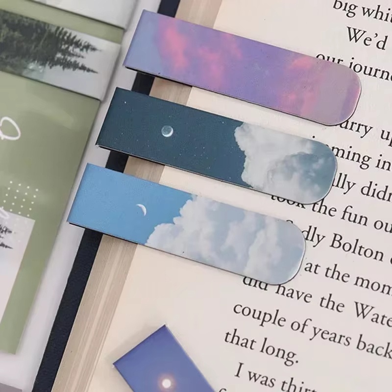 2Pcs/Set Bookmarks Beautiful N - Paperclip Magnetic Set 评论和价格