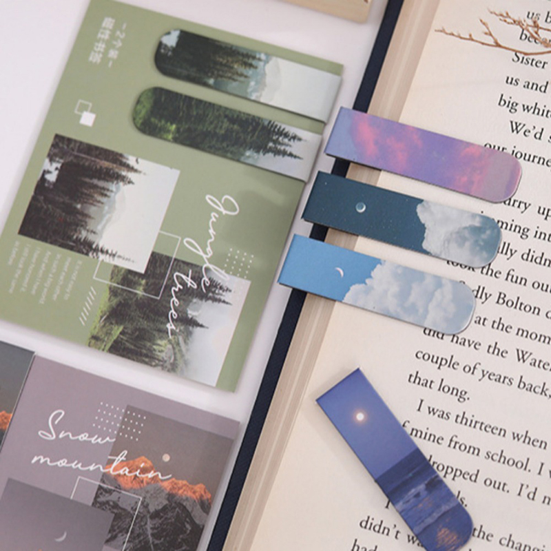2Pcs/Set Fantasy Clouds Bookma - Paperclip Magnetic Set 评论和价格
