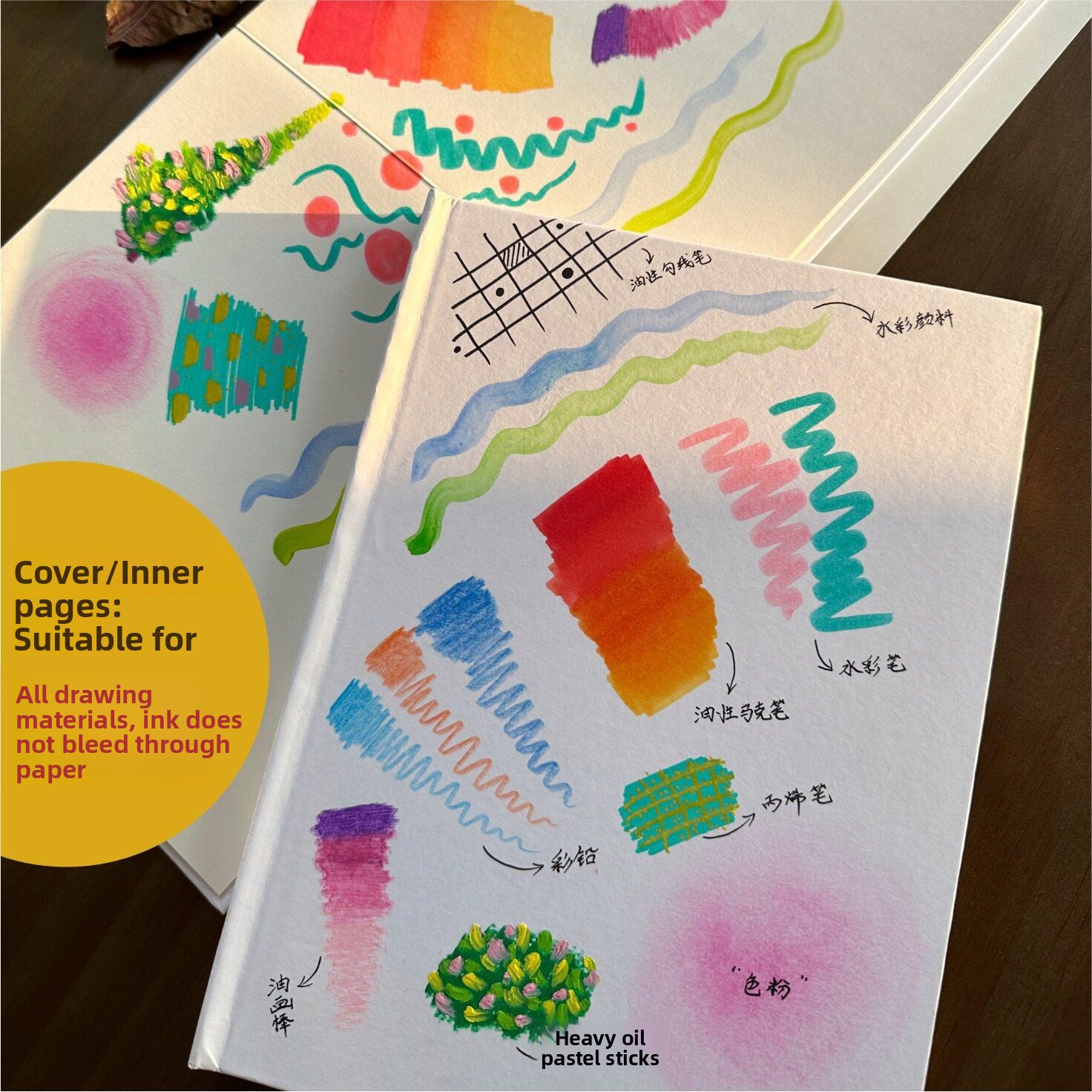 Hand Drawn Hard Cover Accordio - Journal Leather Hardcover 评论和价格