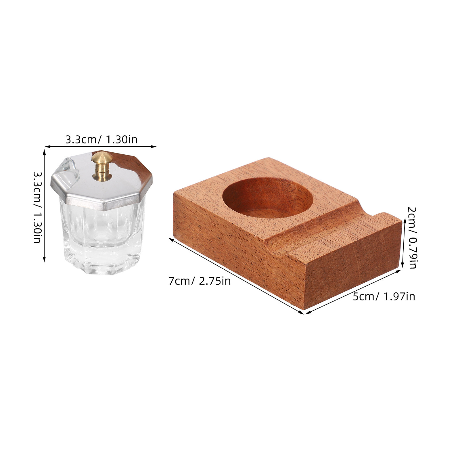 1Set Wooden Dip Pen Stand Call - Calligraphy Ink Bottle 评论和价格