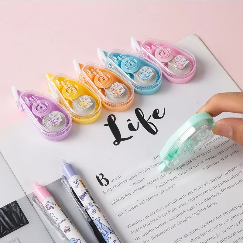 6 Pieces/Set White Out Correct - Correction Tape Roller 评论和价格
